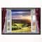 Designart - Window View - Landscape Canvas Art Print in Black Frame
